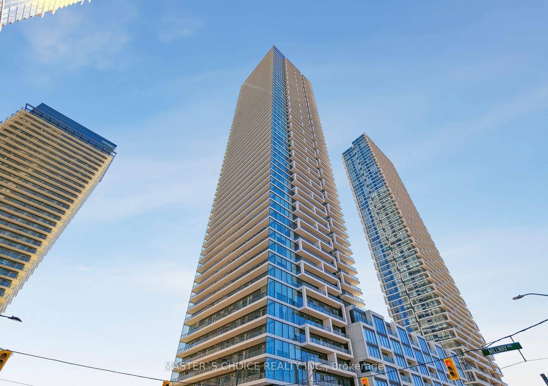 Luxurious 2 Bedroom 2 Bath Corner Unit Located At Prime of Vaughan Metropolitan Centre, Master Bedroom w Ensuite Bath amp ; Closet.