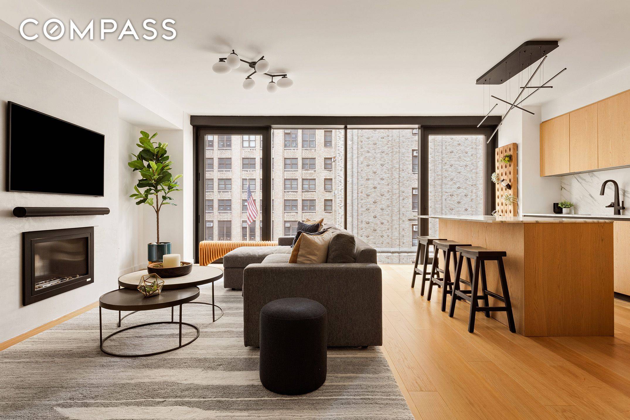 Modern Sophistication in Gramercy Full Floor 2 Bedroom with Private Elevator Entry Welcome to the 8th floor at 139 E 23rd Street a sun drenched, two bedroom, two bathroom home ...