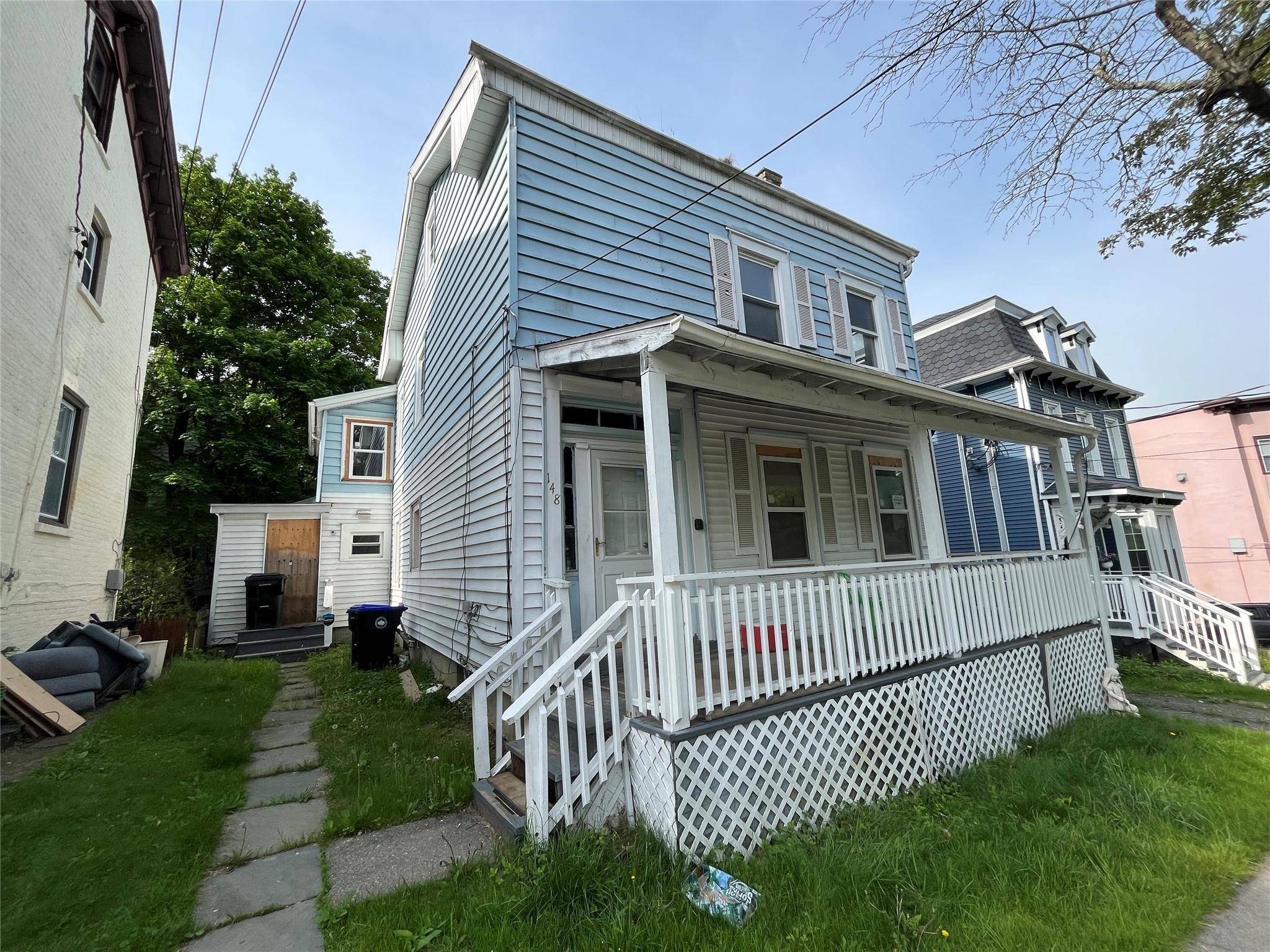 This newly converted three family with an unfinished third floor to be sold with fully approved site plans ready to finish this large property on the south side of Poughkeepsie ...