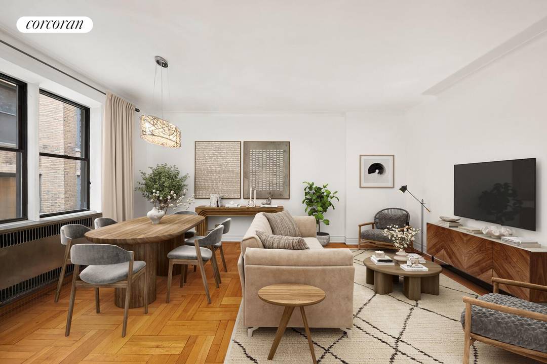 THE LILIEN'S QUIET SANCTUARY AT 300 WEST 72ND STREET Apartment 3A offers a wonderful opportunity to own in H.