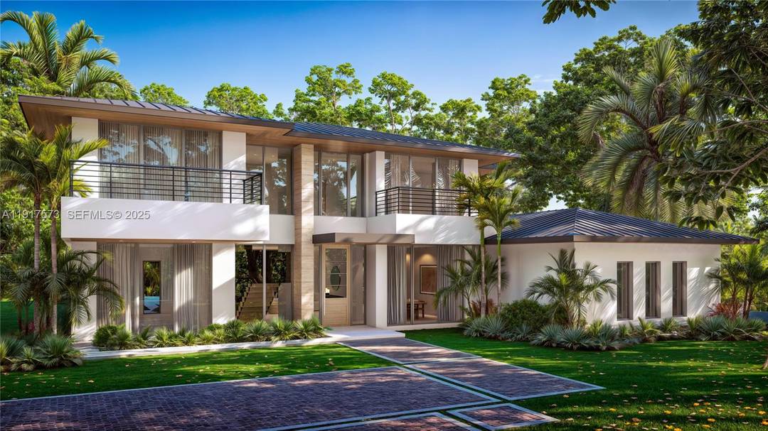 Experience elevated South Miami living in this new tropical modern residence offering 6, 426 total sq ft, 5 bedrooms and 5.