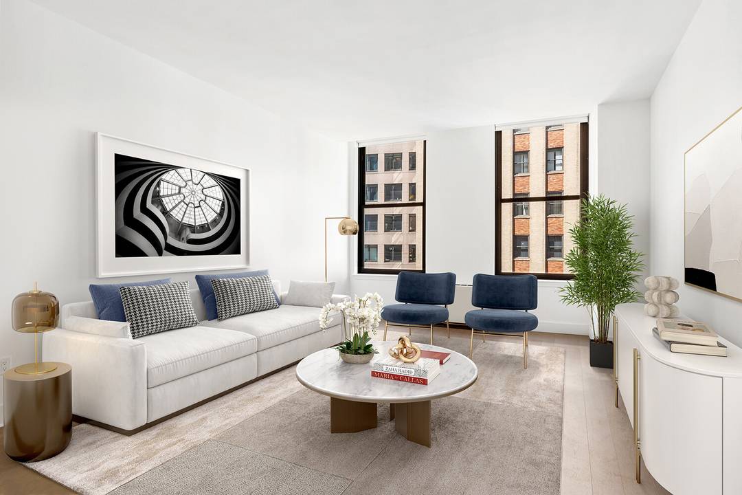 One Bedroom, One Bathroom Home This meticulously designed one bedroom, one bath residence offers an exceptional blend of spaciousness, comfort, and timeless sophistication.