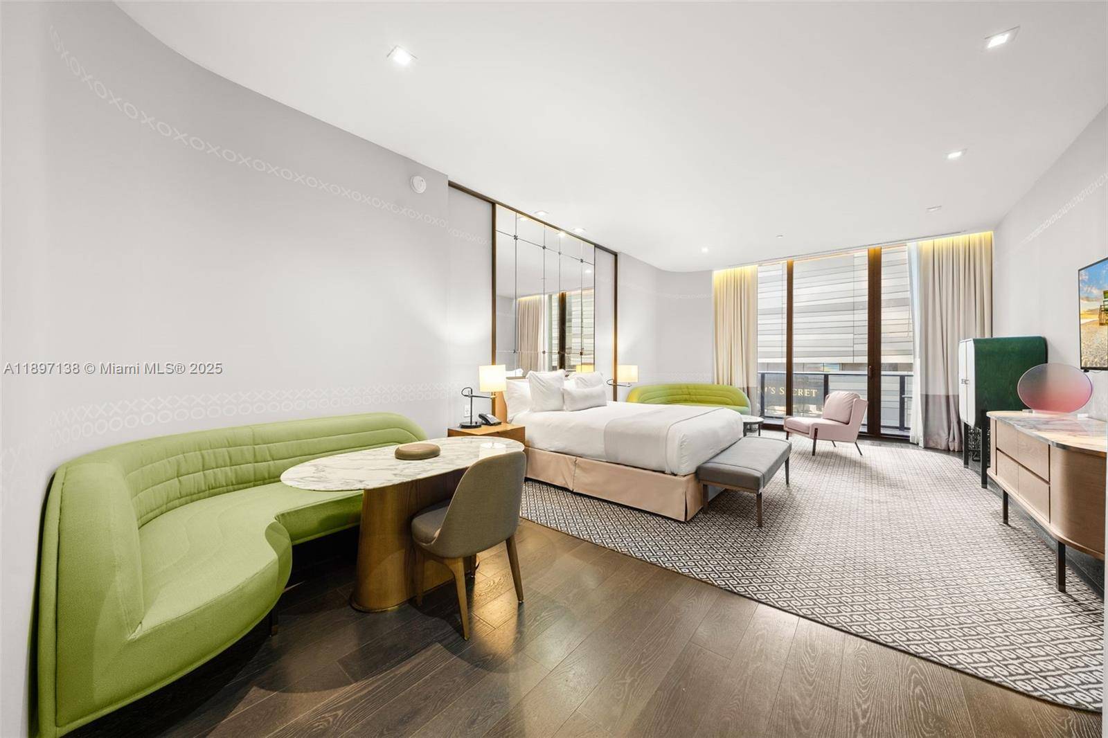Beautifully furnished studio at SLS LUX, Brickell's most desirable hotel residence with only 84 luxury hotel suites.