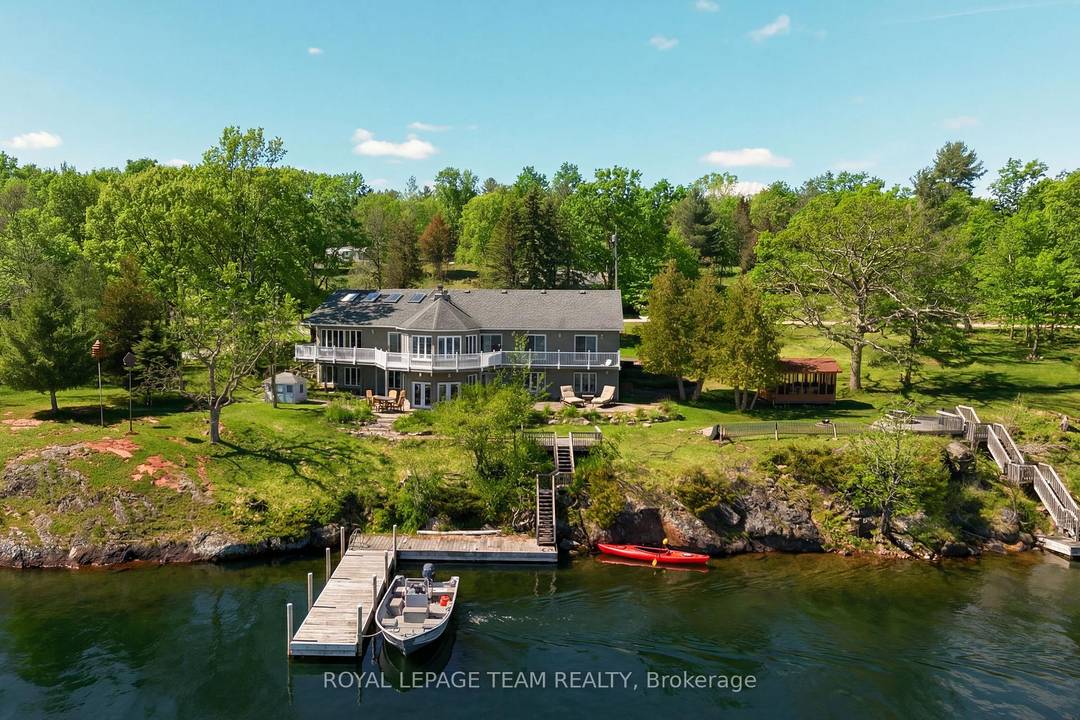 Welcome to a never before offered waterfront estate on the prestigious north shore of Big Rideau Lake, part of the Rideau Canal, a UNESCO World Heritage Site offering a rare ...