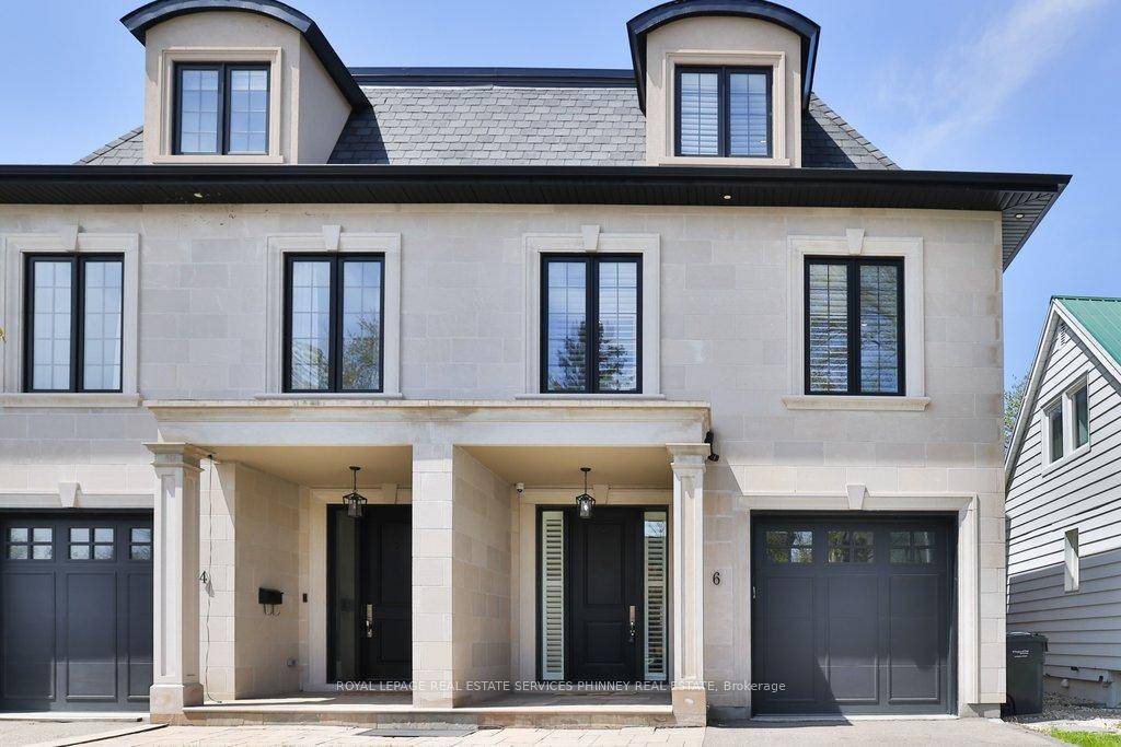 Nestled in the heart of vibrant Port Credit, this executive semi detached home blends timeless French chateau inspired elegance with a modern design.