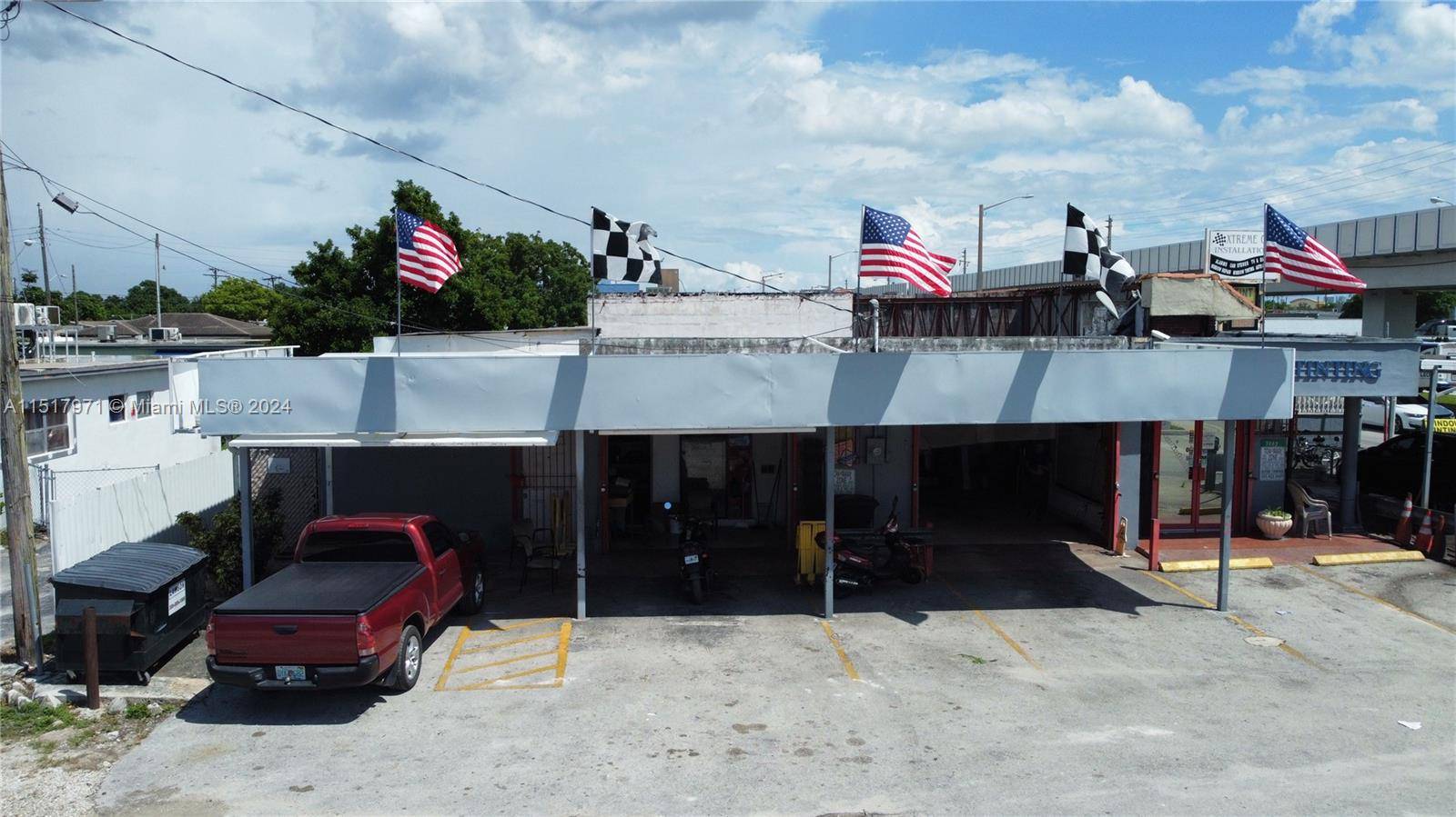 Automotive related fronting one of Miami busiest highest traffic commercial corridor, 79 ST NW.