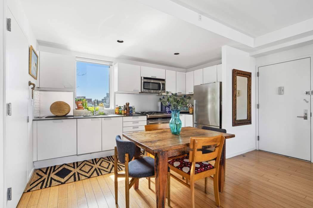 Situated in the coveted Park Slope neighborhood, nestled between 5th and 6th Avenues, this expansive 2 bedroom, 2 bathroom condo with a private south facing terrace epitomizes luxury living.