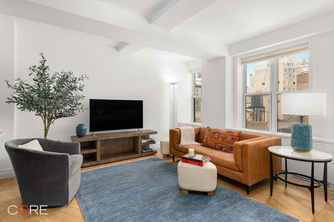 A thoughtfully reimagined 1927 pre war condominium by CetraRuddy, 393 West End Avenue, pairs old world Upper West Side elegance with modern luxury living just one block from Riverside Park.