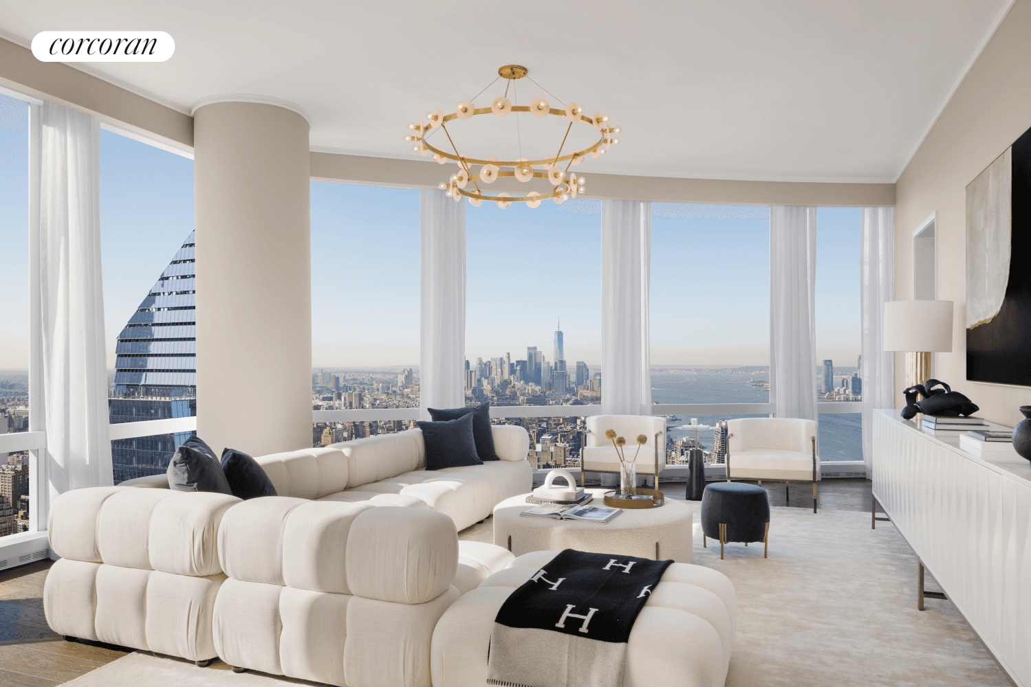 EXPERIENCE SPECTACULAR VIEWS OF THE HUDSON RIVER FROM THIS GRACIOUS FOUR BEDROOM HOME.