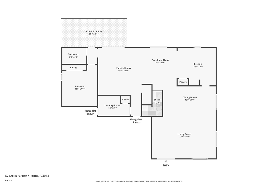 Stunning 5 bed, 3 bath, 3 car garage pool home with den loft, located in the heart of Jupiter.