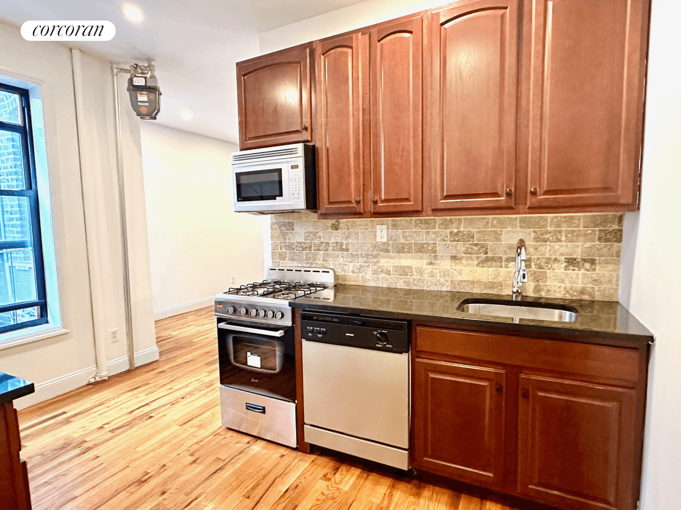 Spacious two bed on pristine block in the heart of the East Village.