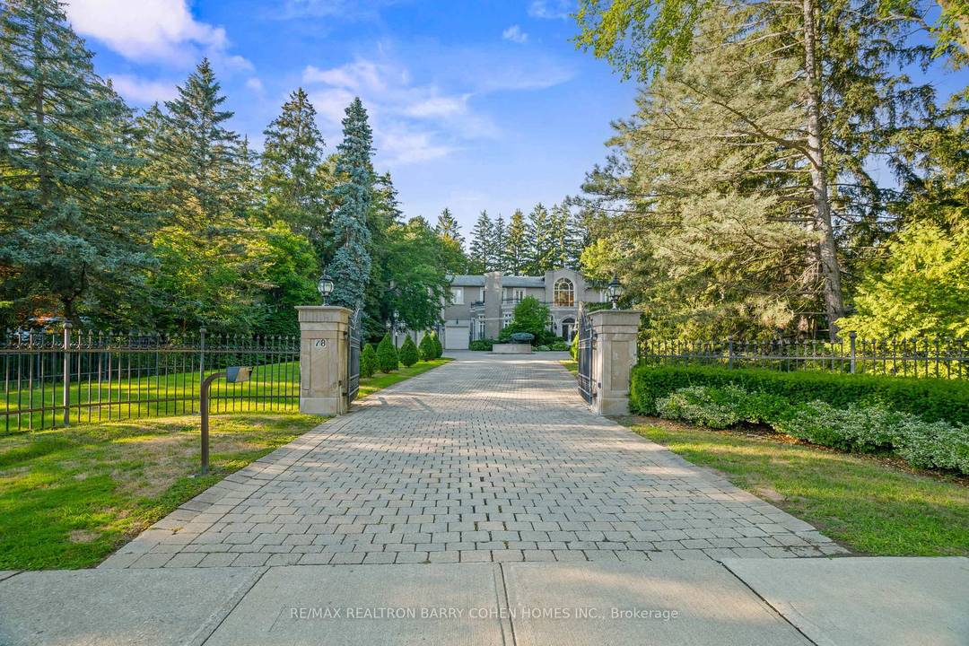 One Of A Kind Neoclassical Residence On Estate Like Grounds In Coveted Thornhill Village.