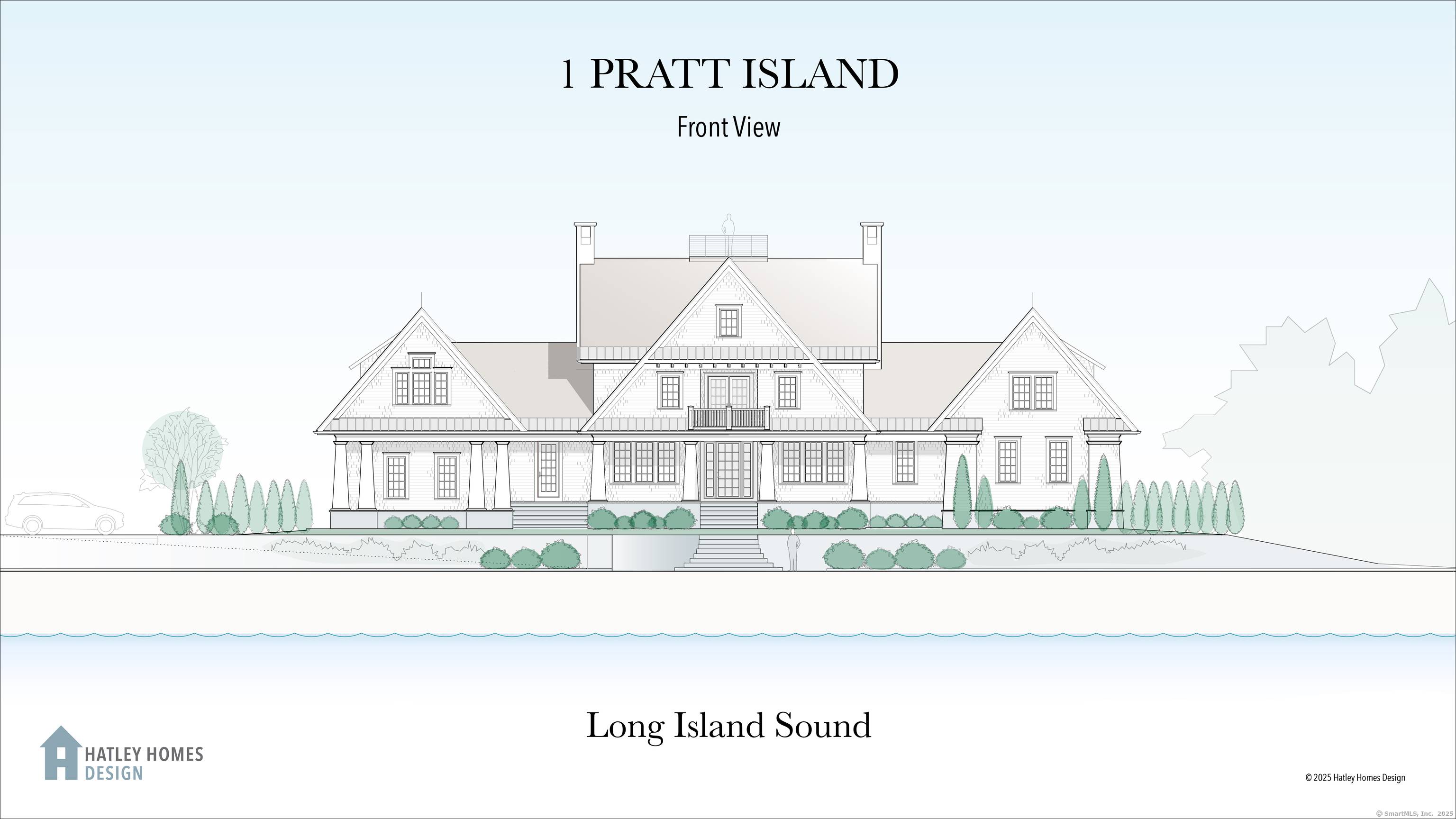 Proposed site plan and new construction drawings by Hatley Homes Design.