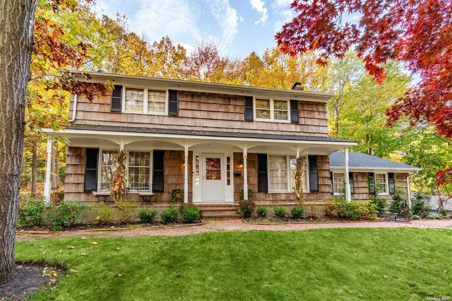 Imagine living in this 4 bedroom 3 full bath custom renovated Colonial home with winter water views and a walk distance to Port Jefferson Village.