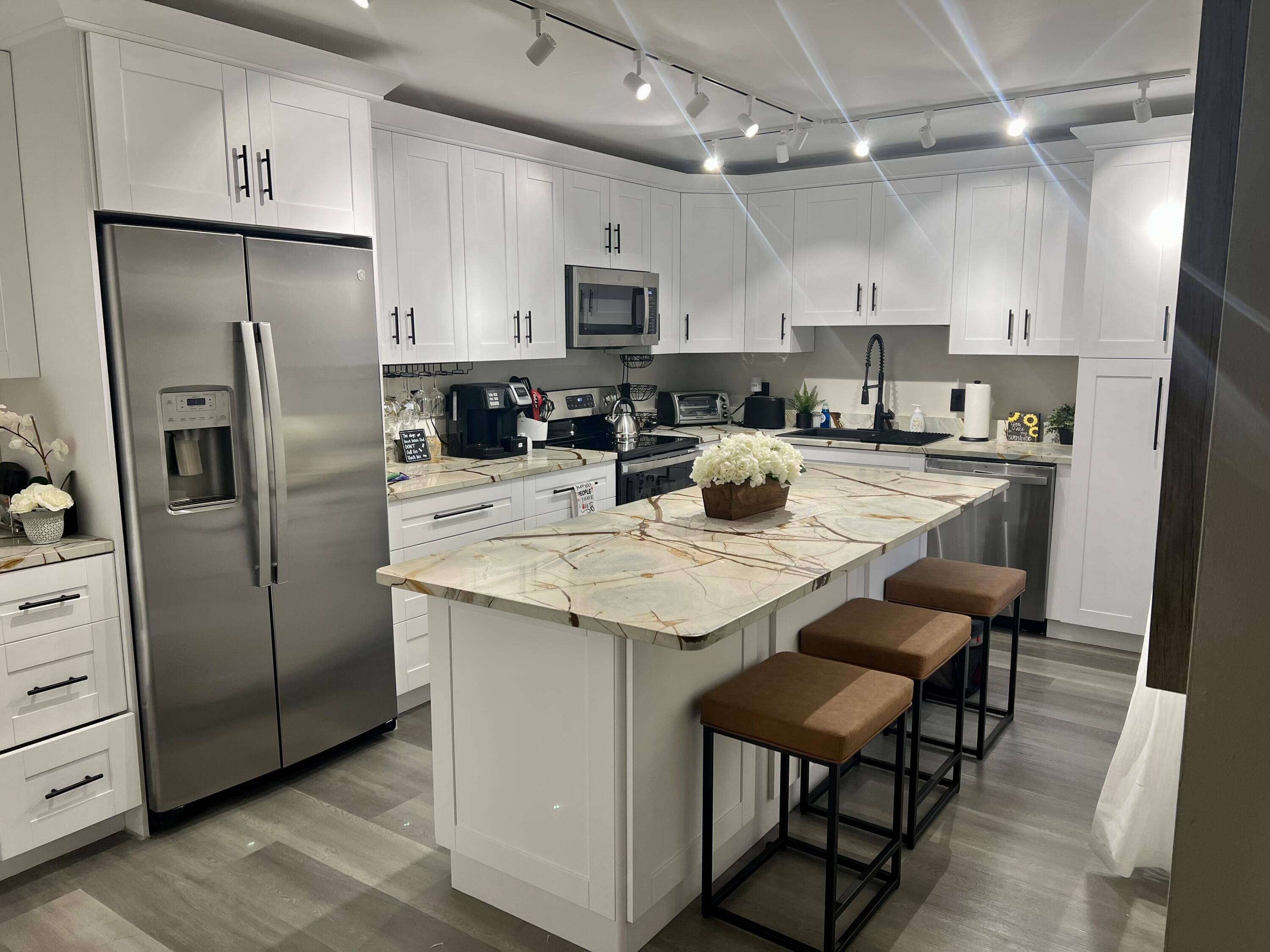 Enjoy this beautiful, recently renovated 2BR 2.