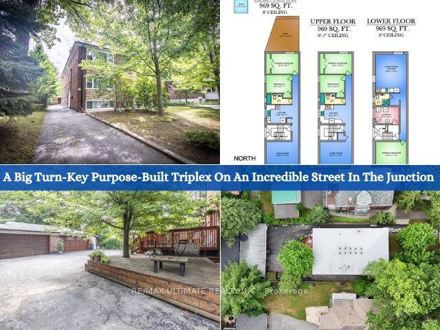 This fabulous purpose built brick triplex in The Junction offers approximately 2, 900 sq ft of turnkey, updated, renovated living space on a coveted, tree lined street.