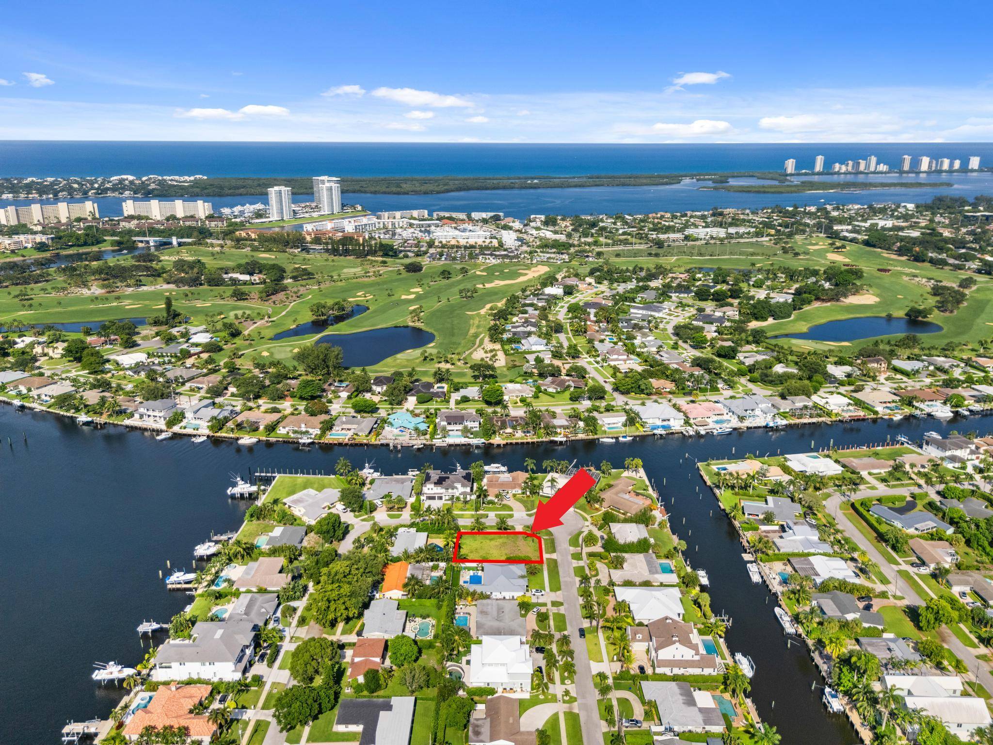 Incredibly RARE opportunity to build your DREAM HOME on this large corner lot located on a premier street in North Palm Beach !