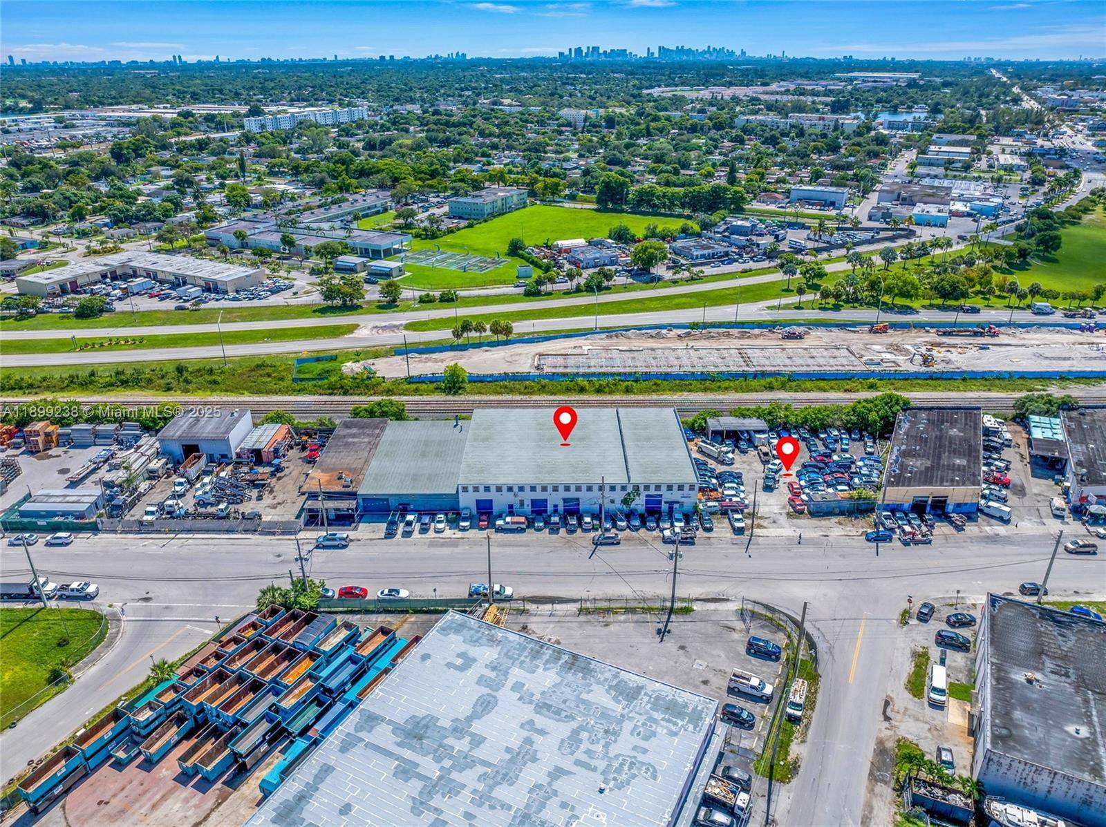 Exceptional value add industrial opportunity in the heart of Opa locka 20, 100 SF multi bay warehouse plus 21, 000 SF of secured, paved yard.