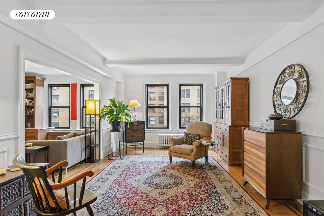 Classic West 80s Prewar Condominium offering space, charm, and location.