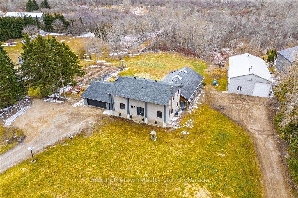 Fully updated four bedroom, four bathroom home on 10 acres !