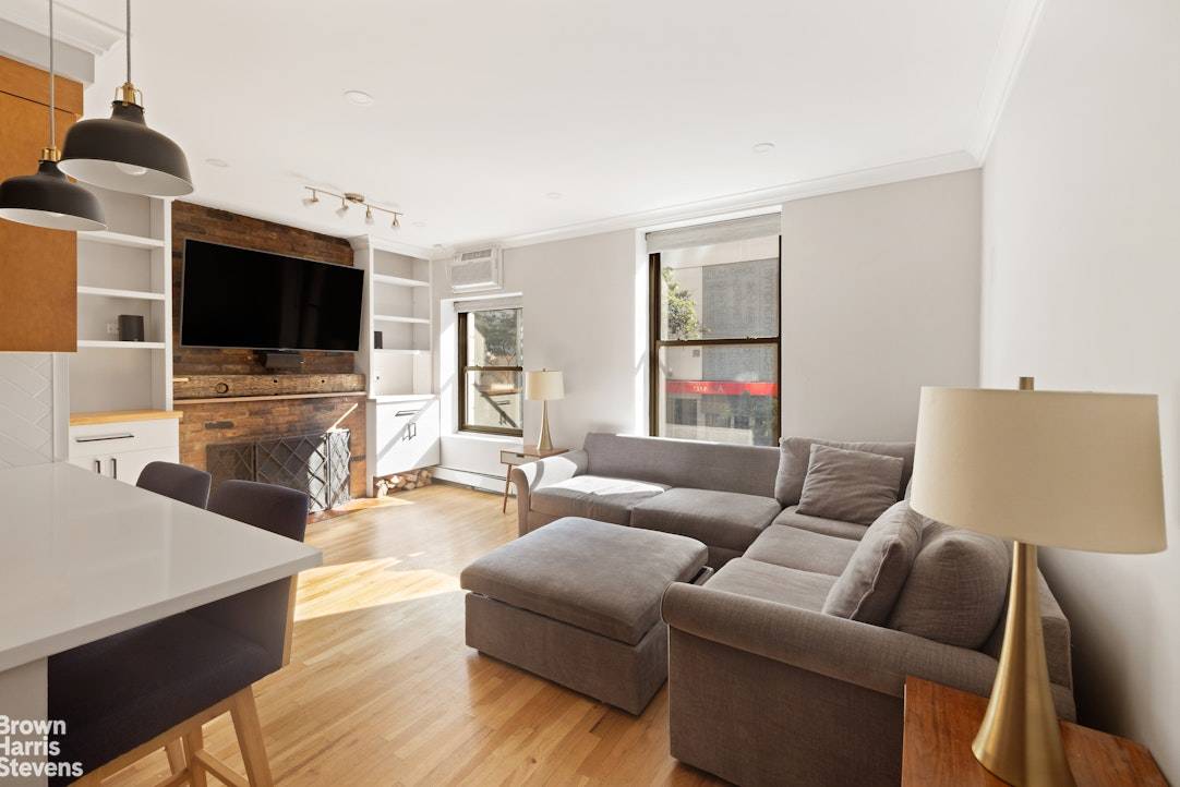 Prewar One Bedroom with Fireplace Low Maintenance !