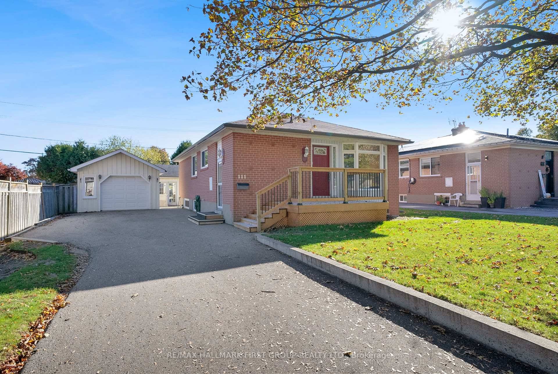 Step Into This Rare Ajax Opportunity, An Oversized Lot With A Heated Double Car Garage With Your Own Attached She Shed Man Cave Retreat.