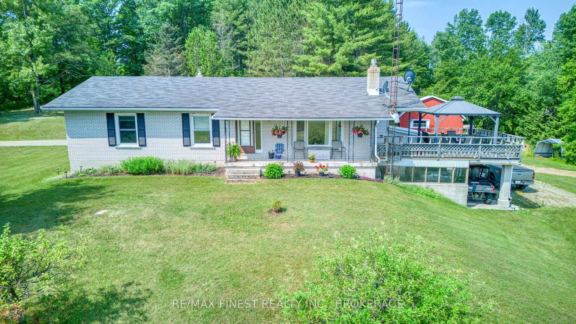 Welcome to 1286 Brock Road, Frontenac County This charming country home sits on just over 5 acres of beautiful land, offering peace, privacy, and stunning natural views.