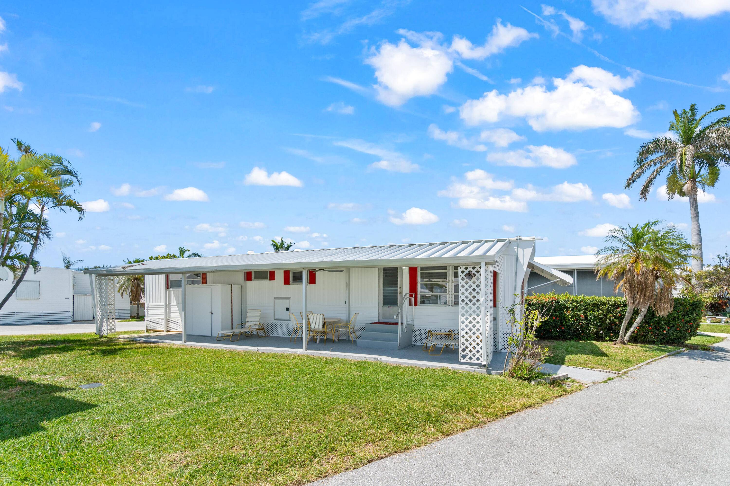 Welcome to Briny Breezes P205 a beautifully remodeled 1 bedroom, 1 bath home with 36 shares, offering a sleek European inspired design and modern upgrades throughout.