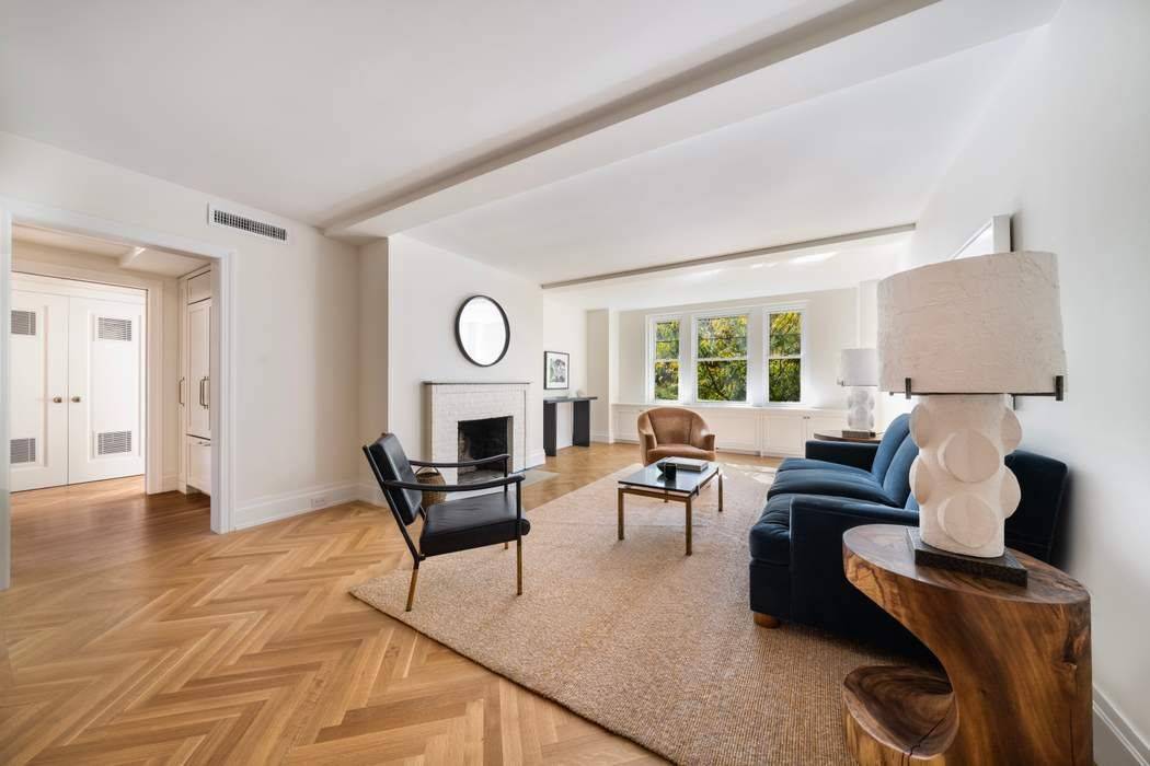 Apartment 4EF at 59 West 12th is a gut renovated three bedroom, three bathroom home with all three baths en suite.