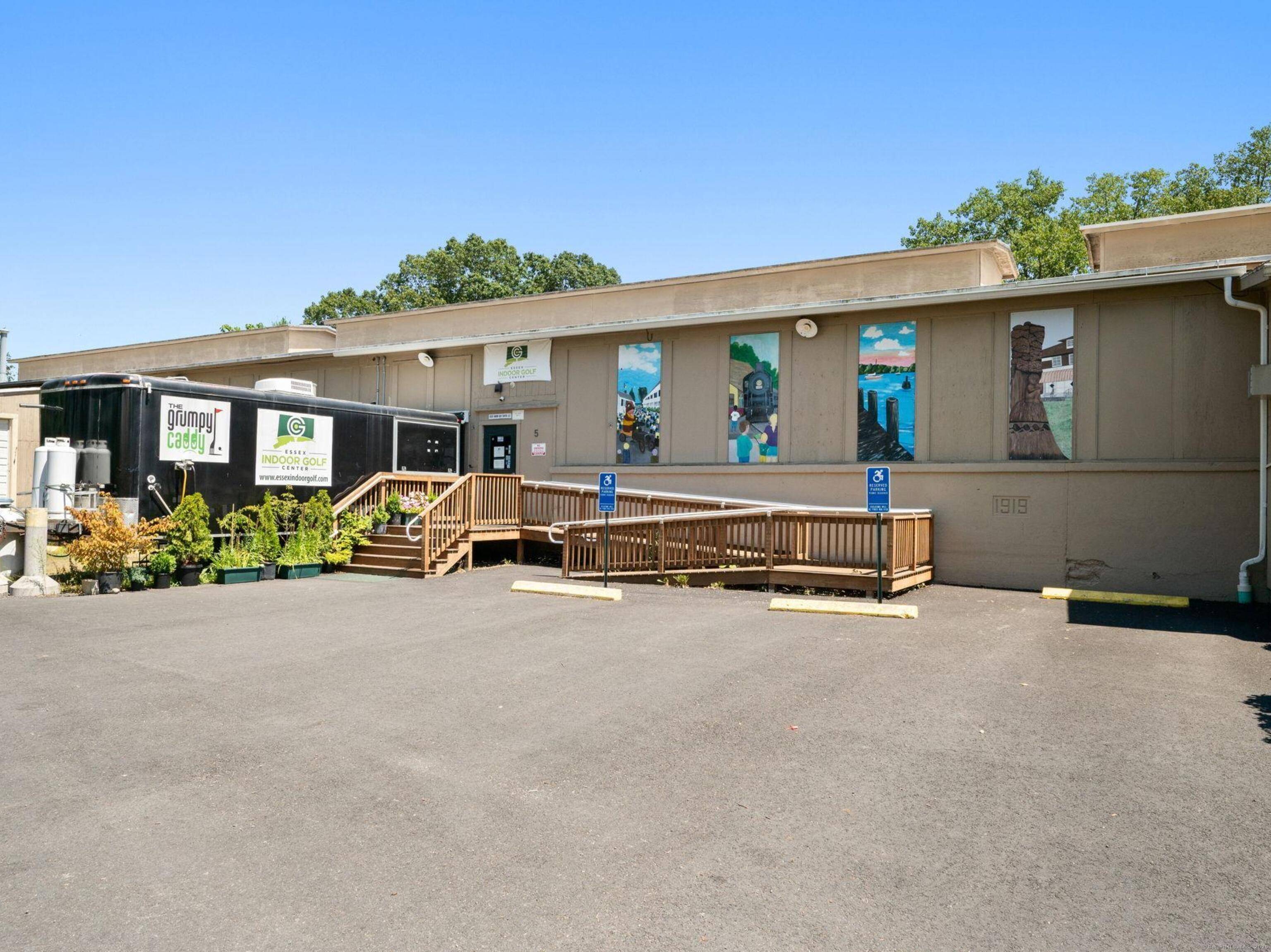 Turnkey indoor golf facility.