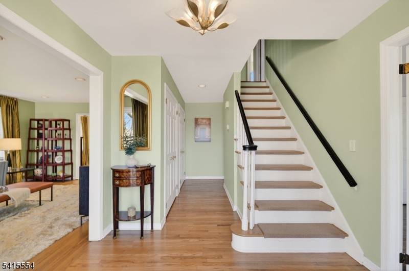 Updated Montgomery Colonial set high with a view of sunsets over the park !