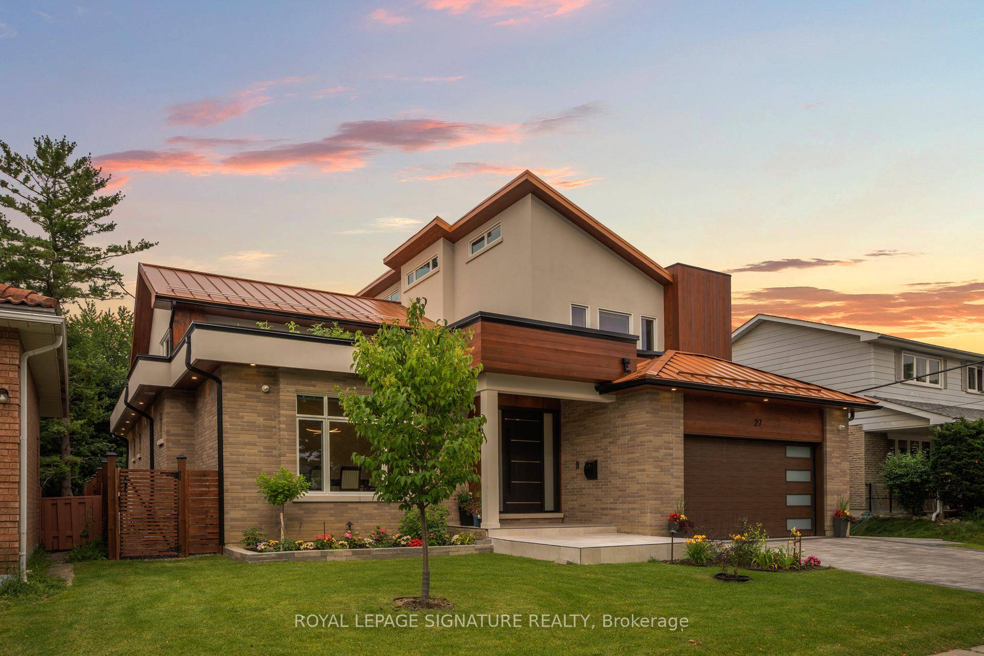 This newly built custom home blends timeless elegance with modern design.