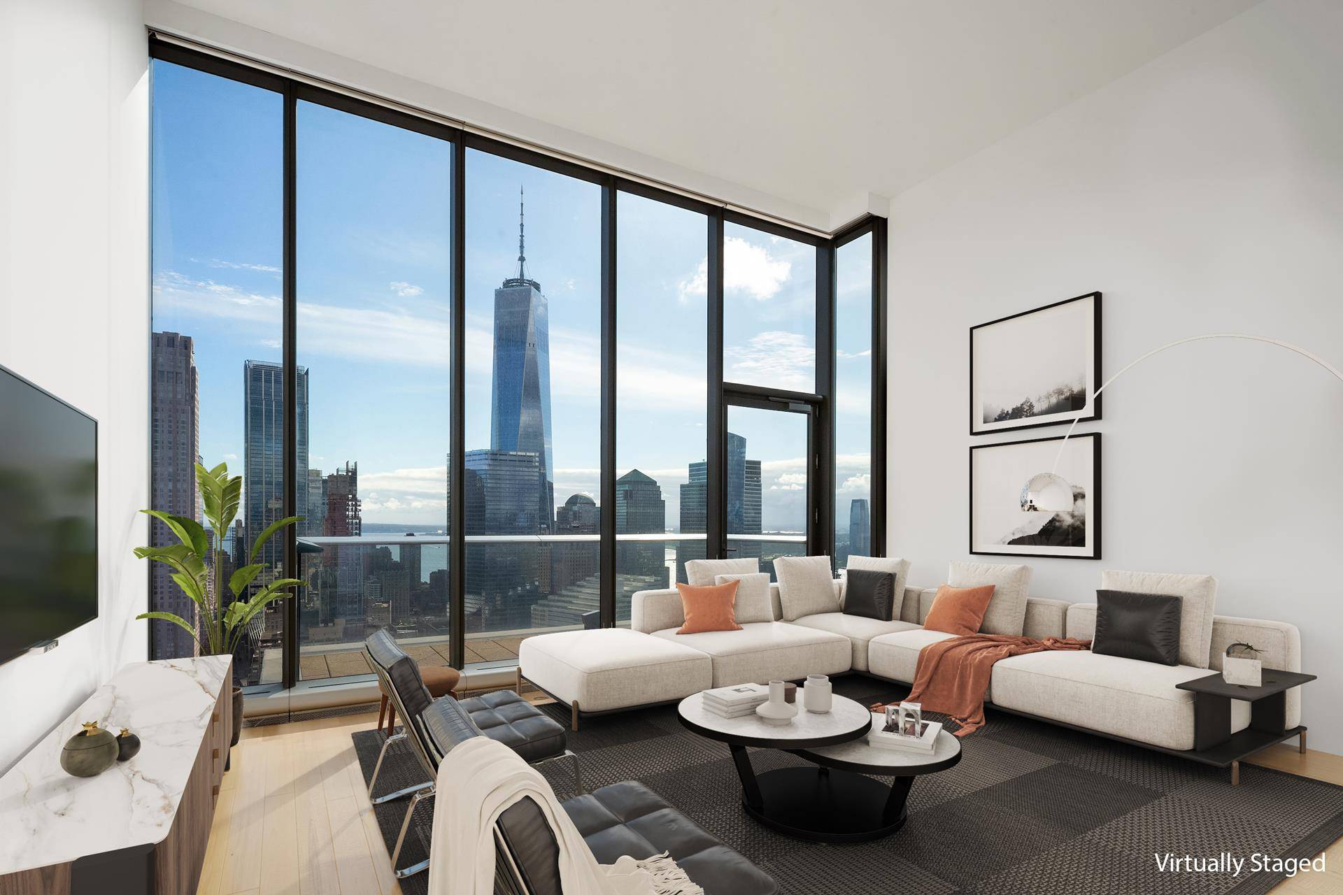 Incredible 2 bedroom, 2. 5 bathroom home with breathtaking views from every room at the iconic 56 Leonard.