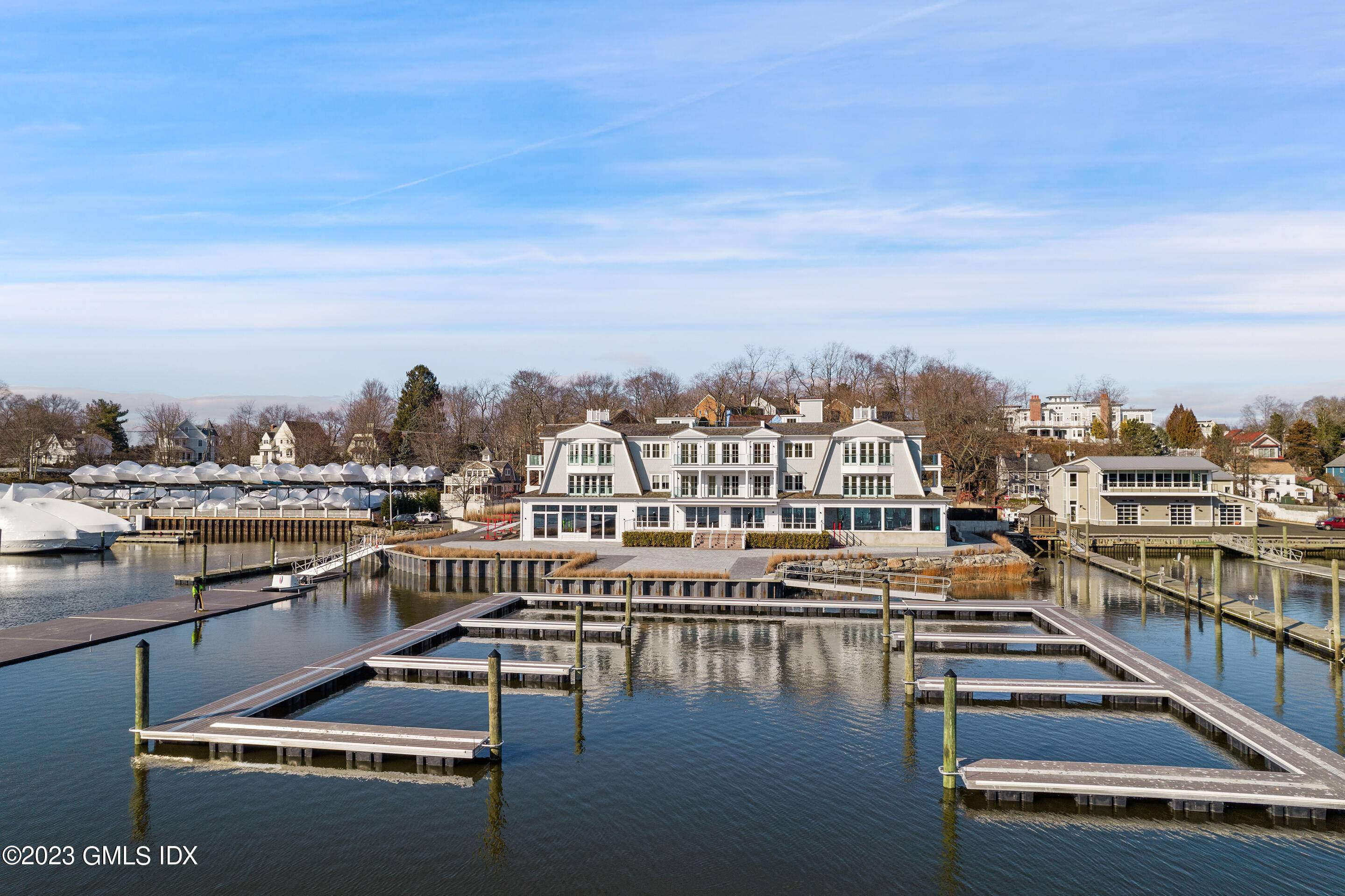 Welcome to the Residences at Greenwich Rowing Club, a modern luxury condo development overlooking Cos Cob Harbor.