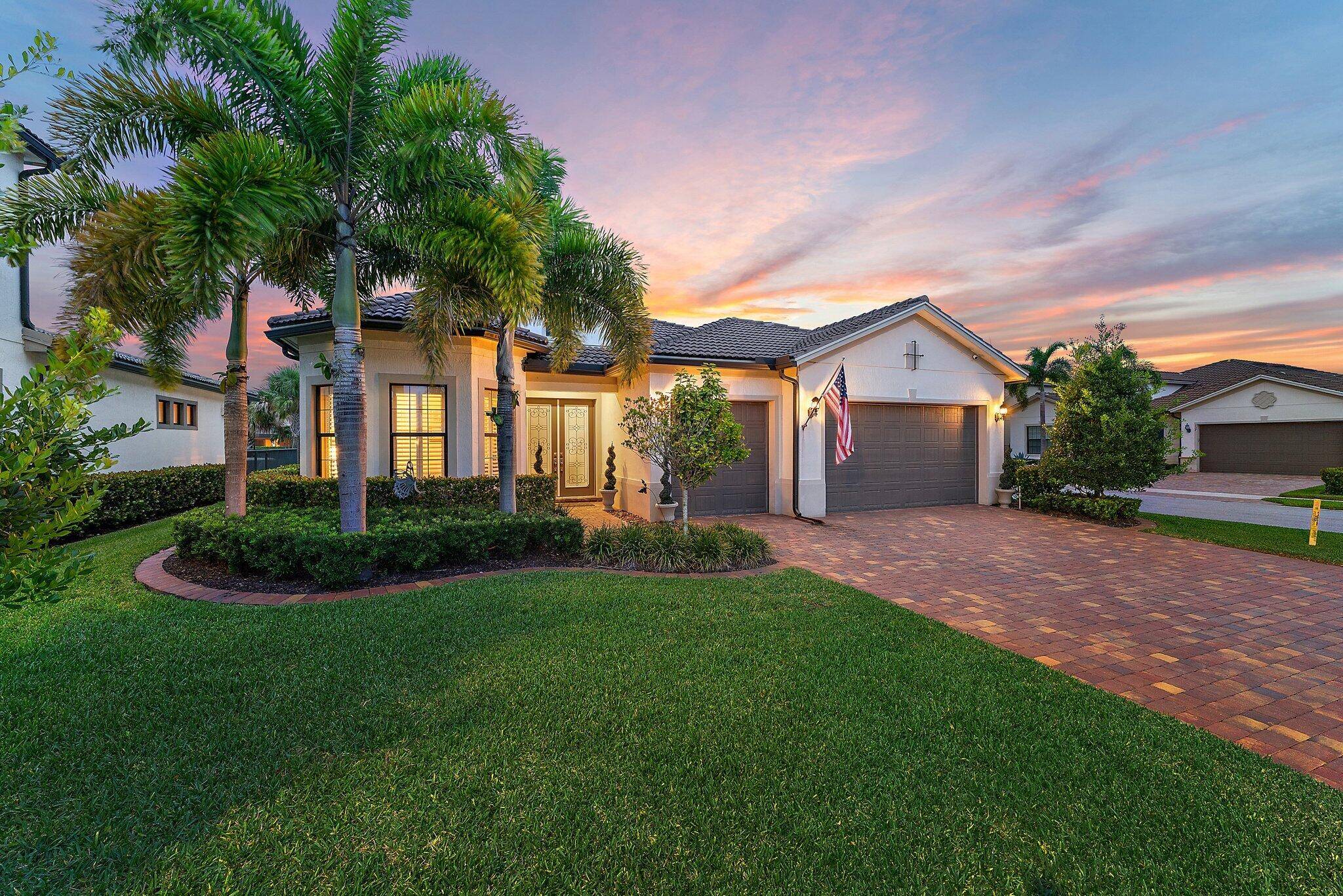 This extremely popular one story ''Stonewater'' model home by DiVosta is located in the heart of the community, at the end of a cul de sac, and overlooking a large ...