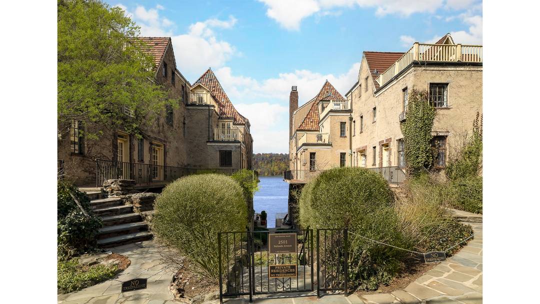 Perched atop a hill overlooking the Hudson River, Villa Charlotte Bronte is one of New York City's most picturesque and exclusive residences.