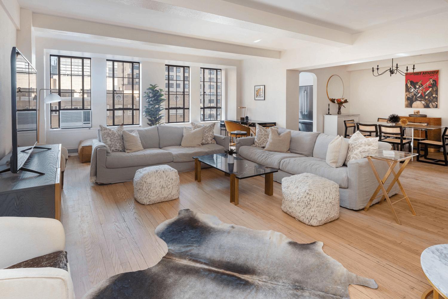 This extra large one bedroom apartment is located at The Parc Vendome, a Pre War condominium at 340 West 57th Street !