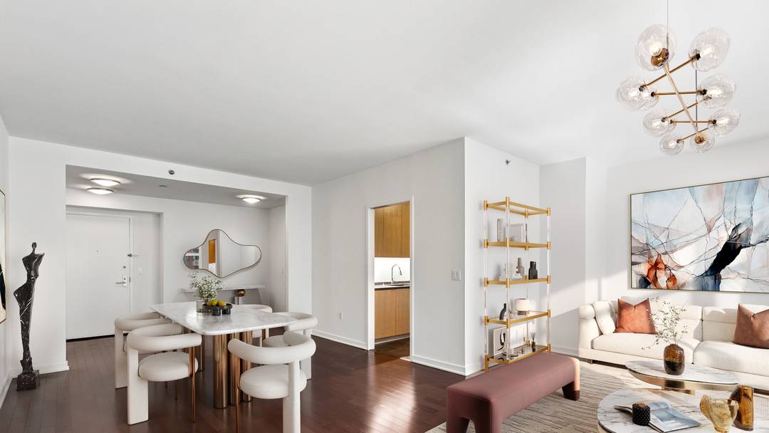 Spacious 2 bedrooms, 2 bathrooms apartment at the elegant Place 57 condominium.