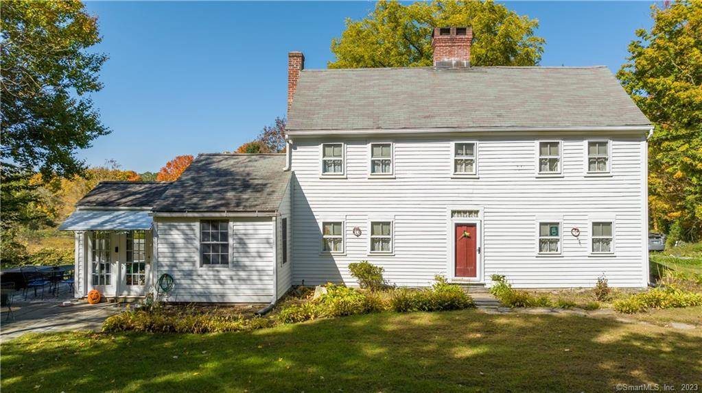 Charming 1712 antique salt box home, ideally located just a few minutes from center of town and offering easy access to RT 25 and I 84, This 25 acre working ...