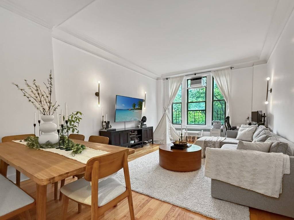 Located in a classic Pre War Full Time Doorman building, this expansive 3 Bedroom 2 Bathroom corner residence offers a gracious layout, stunning treetop views over Riverside Park, and exceptional ...