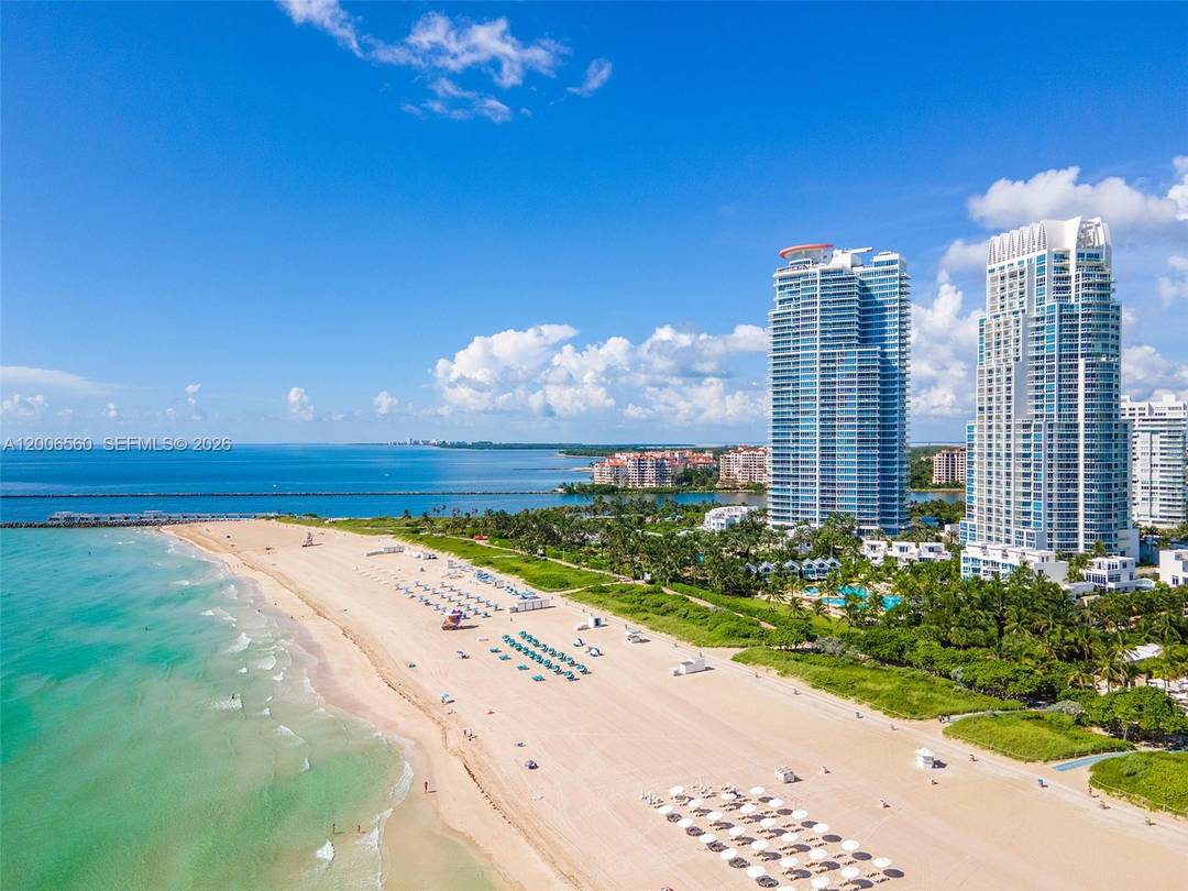 Experience the pinnacle of South of Fifth living in this grand 3, 497 square foot corner residence, includes 6 parking spaces, and showcases impressive double living room salons and oversized ...