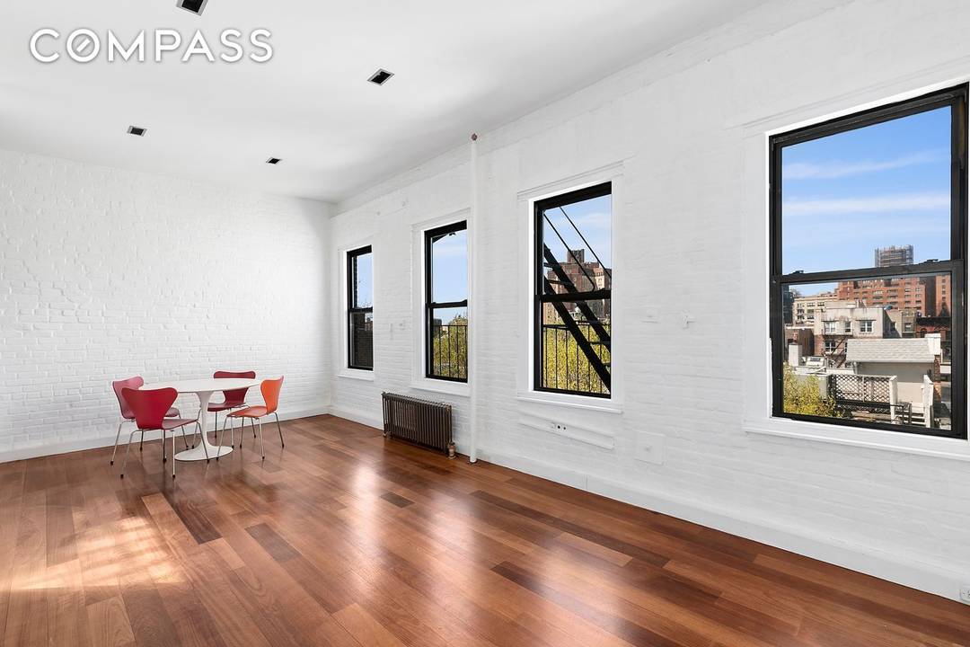 SLEEK EUROPEAN DESIGNED LOFT LIKE RENOVATION Perched above the treetops in the sweet spot of the West Village, 6AB is a sun drenched 2 bedroom, 2 bathroom home with 360 ...