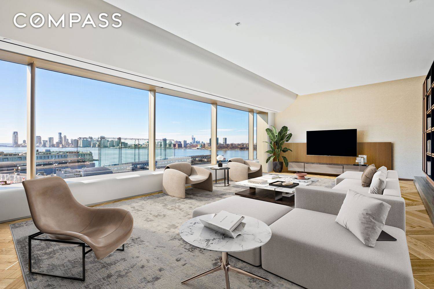 Breathtaking 3 Bed 3. 5 Bath home perched high above West Chelsea s streetscape and the High Line Park features breathtaking views south, east and north with sweeping panoramas of ...