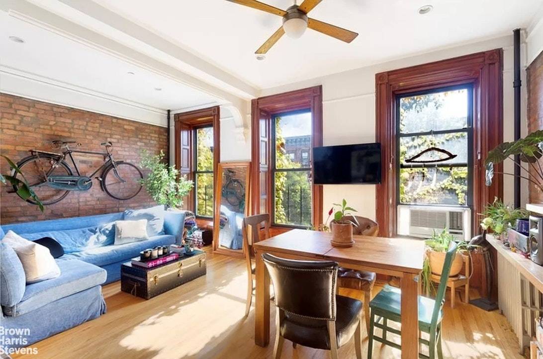 This stunning two bedroom, one bathroom apartment offers a perfect blend of historic charm and modern amenities.