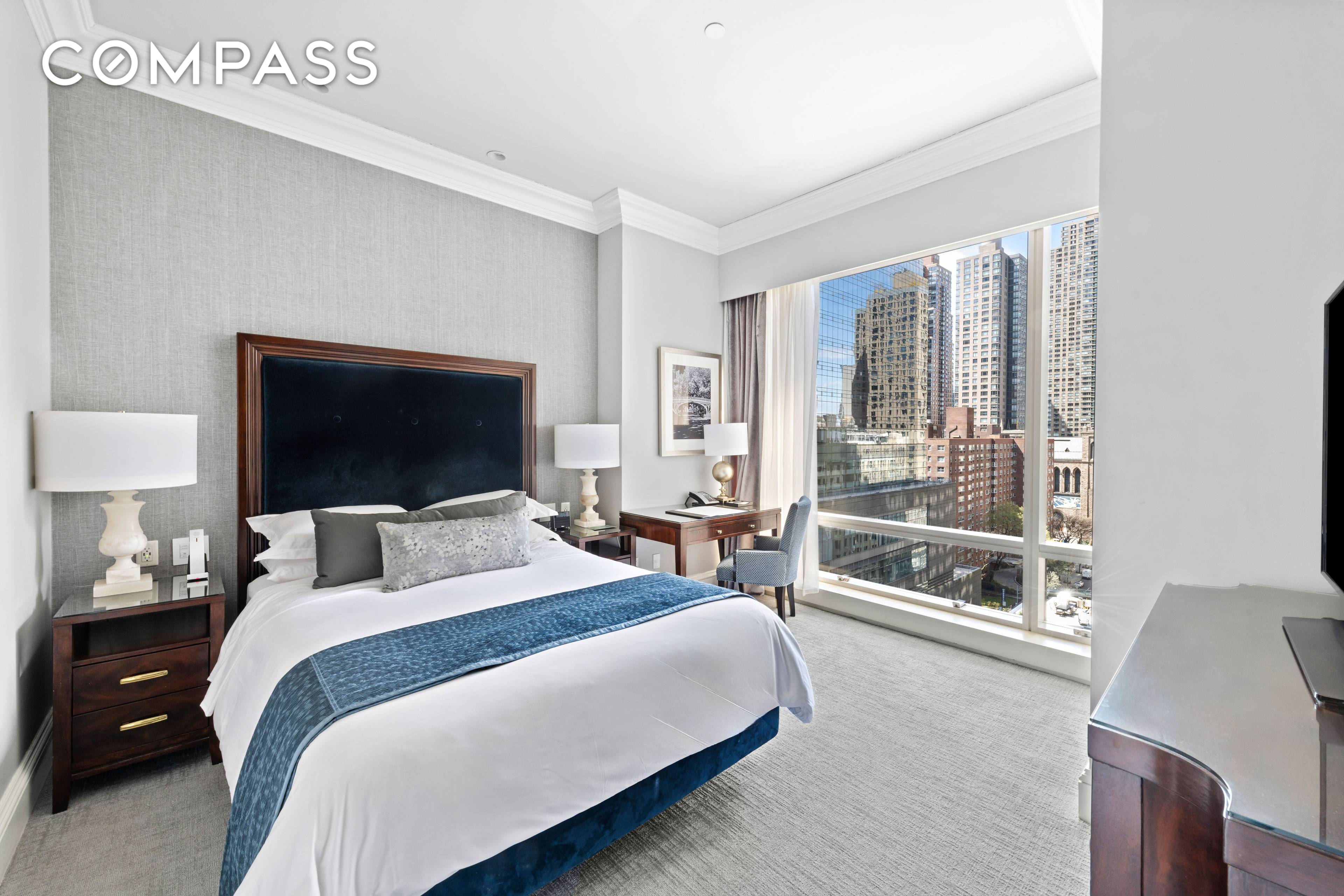 This turnkey studio condo hotel unit at Trump International Hotel and Tower, located at One Central Park West, offers a seamless blend of personal enjoyment and investment potential.
