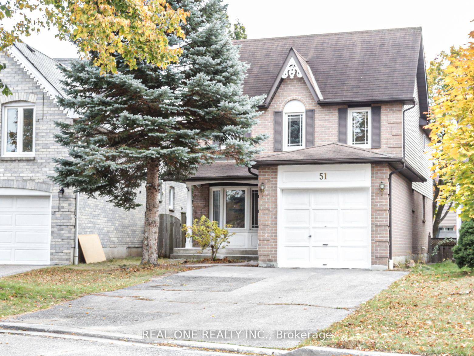 Rarely Offered Entire Property For Lease In Mature Central Ajax Neighborhood.