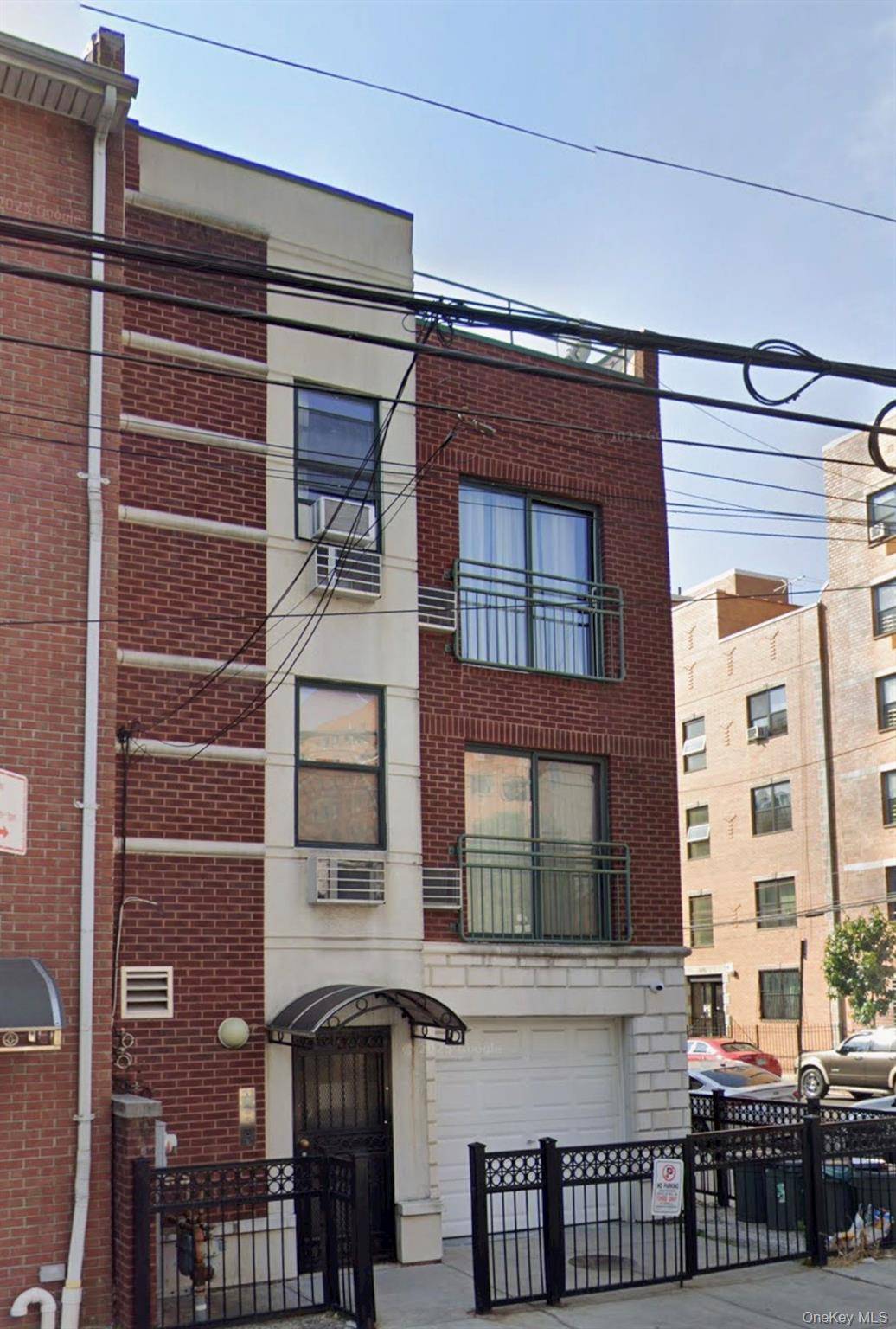 Corner property, across from school, with use of backyard.