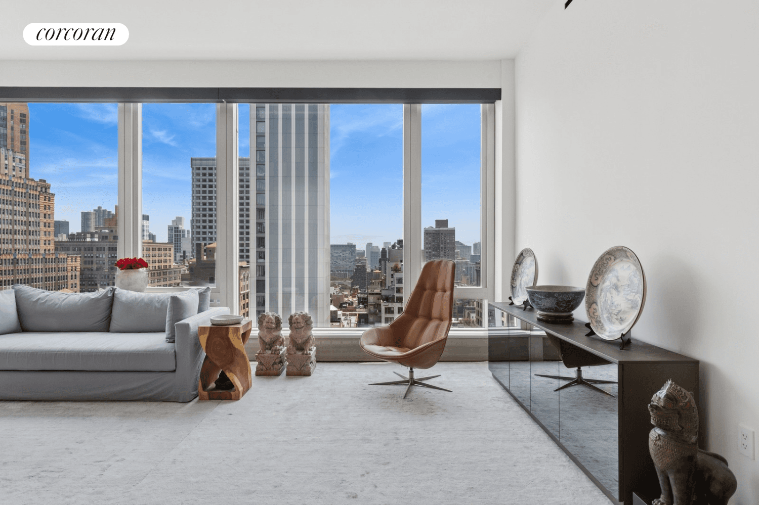 Introducing Apartment 22C a rarely used, immaculate 2 bedroom, 2 bathroom residence perched on a high floor of Madison House in the heart of NoMad.