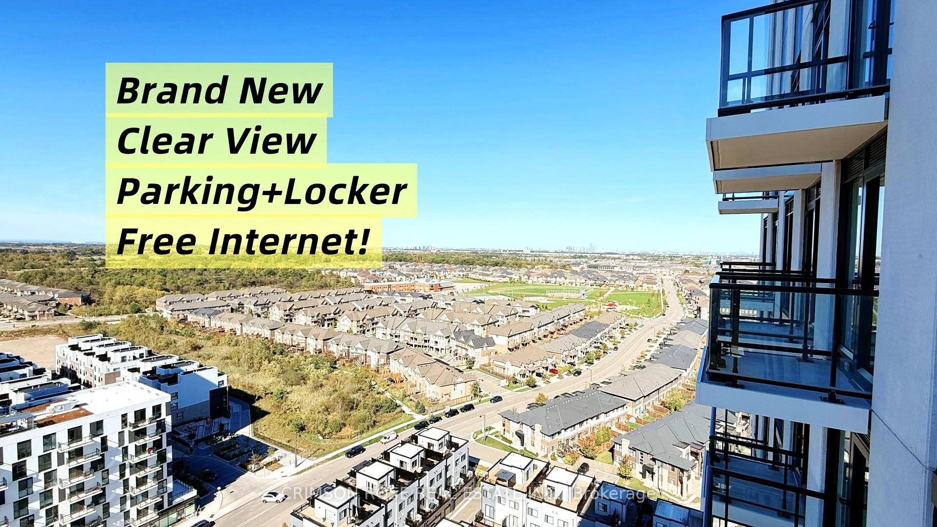 Bright and Modern Brand New unit in Minto's Upper Town Core Dundas amp ; Trafalgar with a clear, open view.