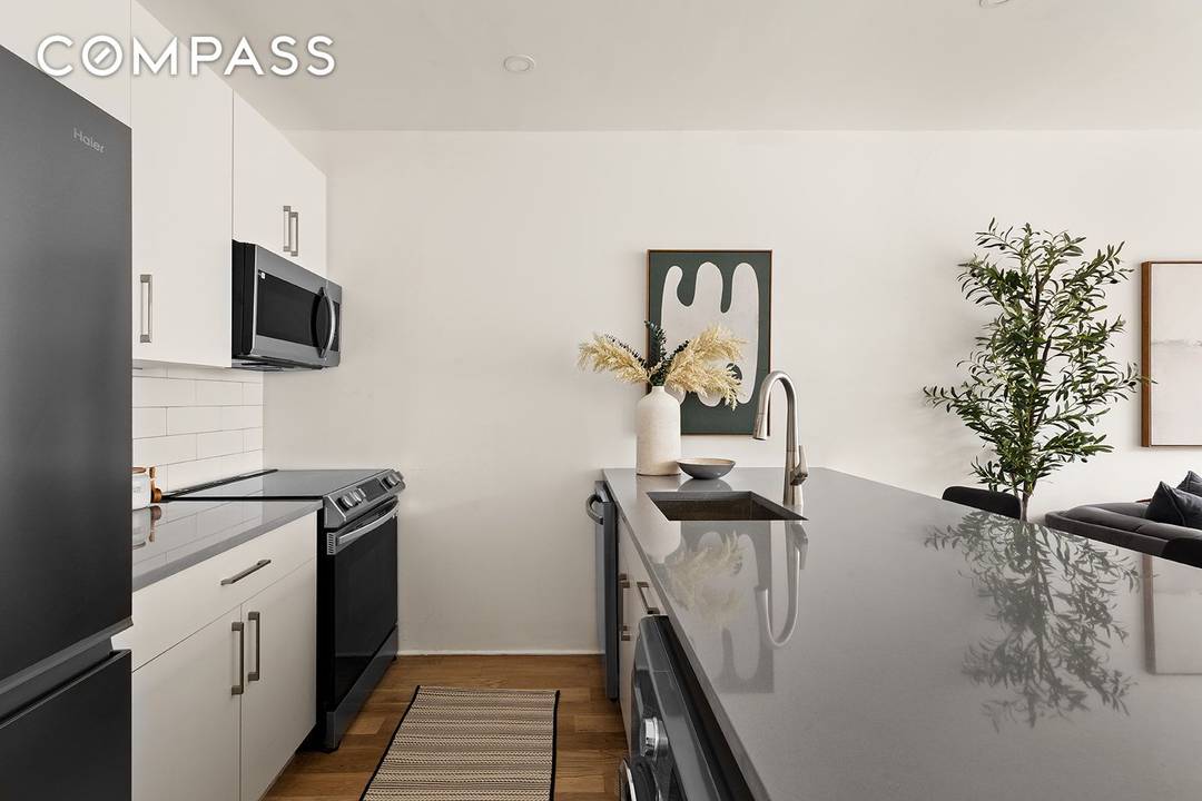 Welcome to Unit 4B at 40 Schaefer Street, a stunning one bedroom, one bathroom residence in a brand new boutique condominium development nestled between Brooklyn's popular neighborhoods Bedford Stuyvesant and ...